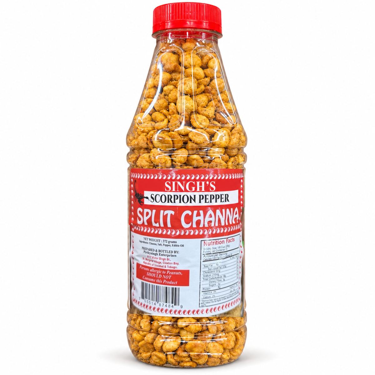Singh’s Scorpion Pepper Split Channa 372 g front view