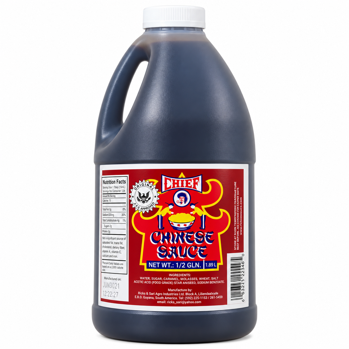 Chief Chinese Sauce – ½ Gallon
