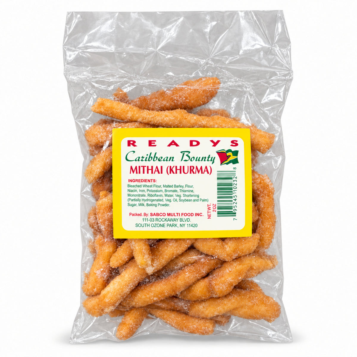 Readys Caribbean Bounty Mithai (Khurma) – 2 oz – front label