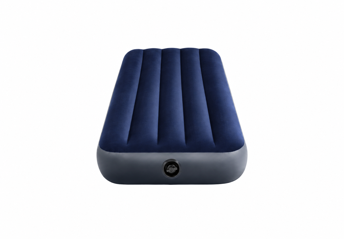 Intex Dura-Beam Classic Downy Air Mattress – 76 × 191 × 25 cm on white background
