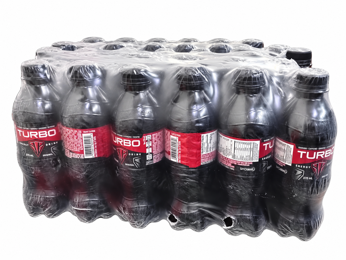 Turbo Original Energy Drink – 370 ml on white background