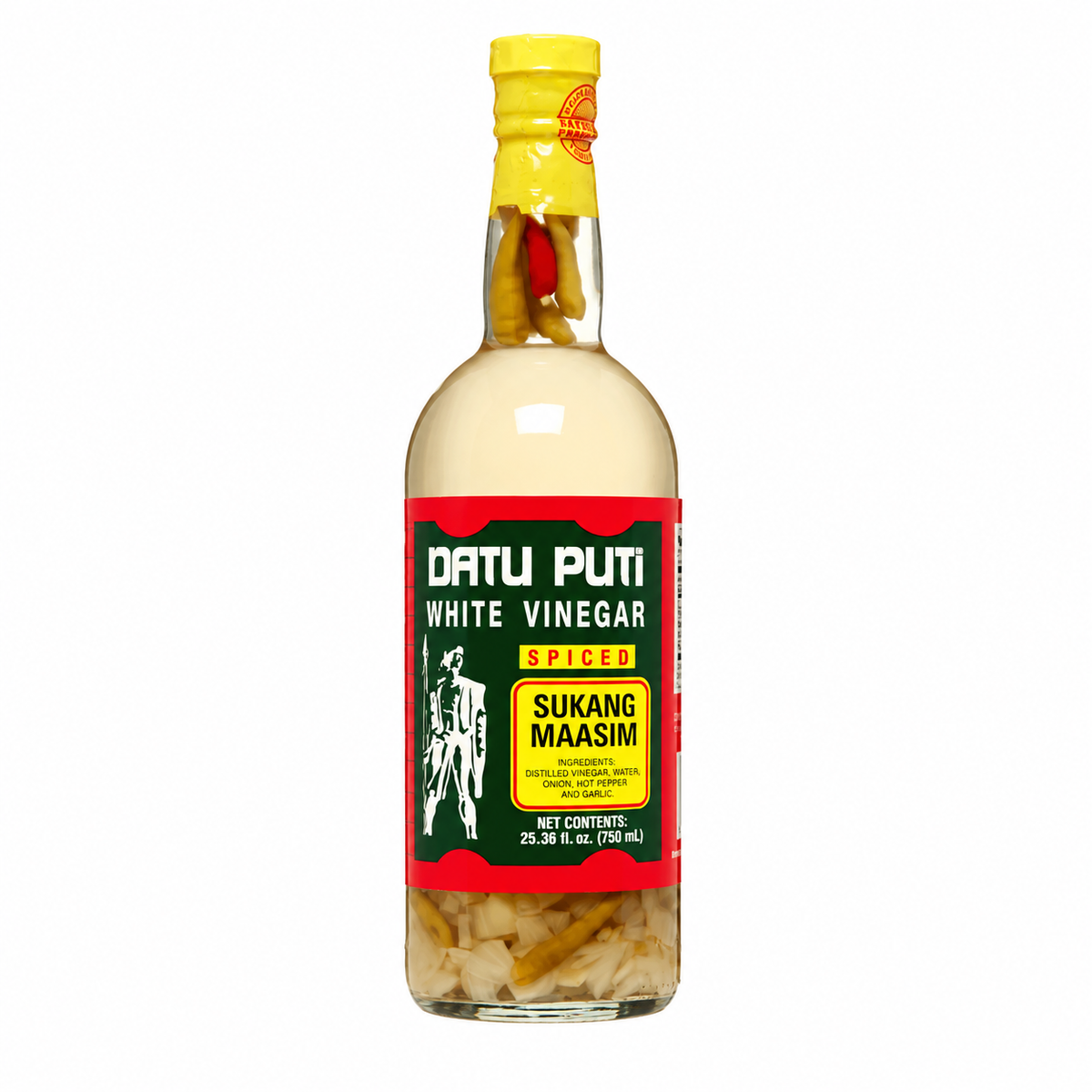 Datu Puti Spiced White Vinegar – 750 ml (25.36 fl oz label)