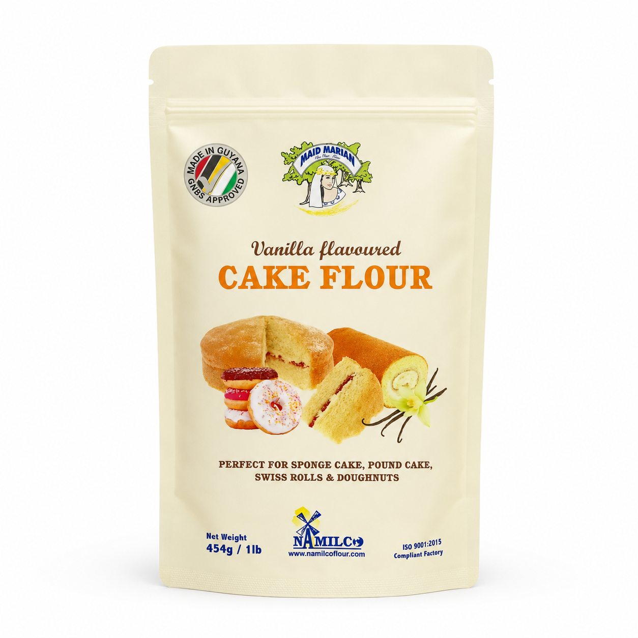 Maid Marian Vanilla Flavoured Cake Flour – 454 g (1 lb)