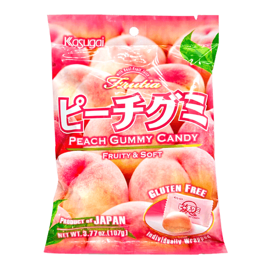 Peach Gummy Candy 3.77 oz / 107g