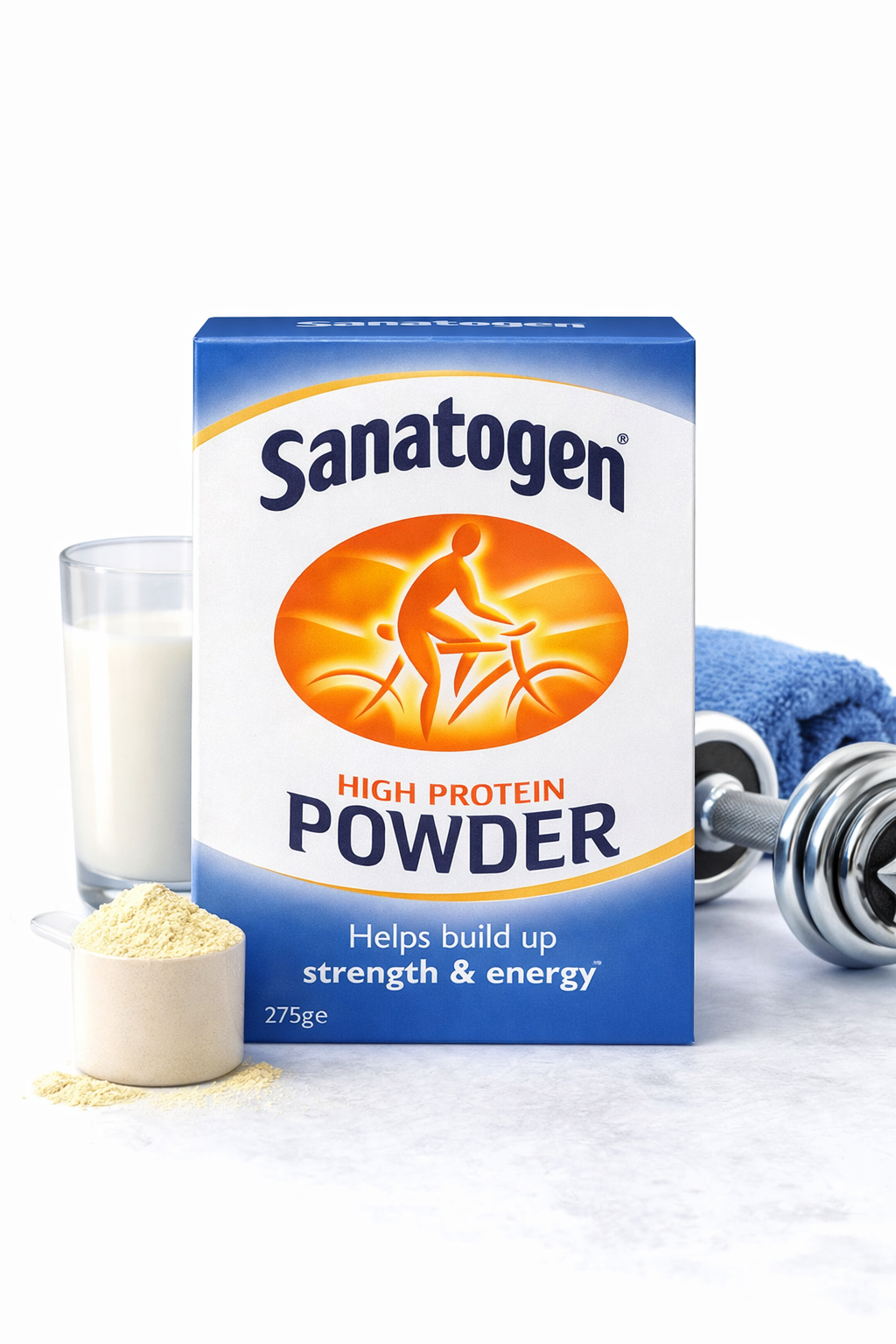 Sanatogen High Protein Powder 275g | Strength Energy Nutrition Supplement