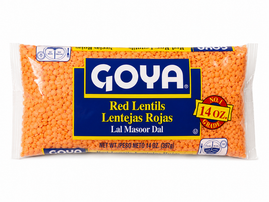 GOYA Red Lentils (Lal Masoor Dal) – 14 oz (397 g)