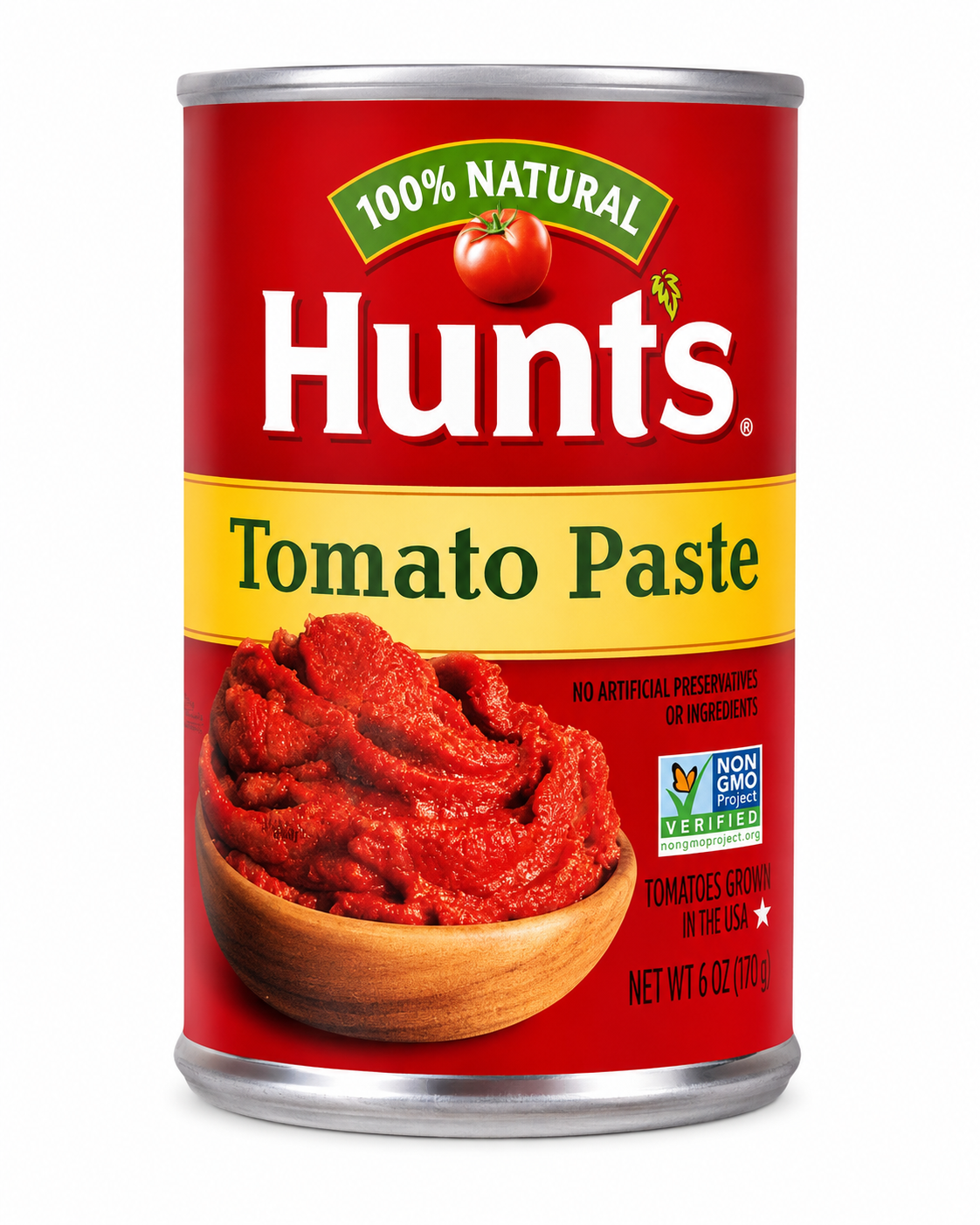 Hunt's 100% Natural Tomato Paste – 6 oz (170 g)