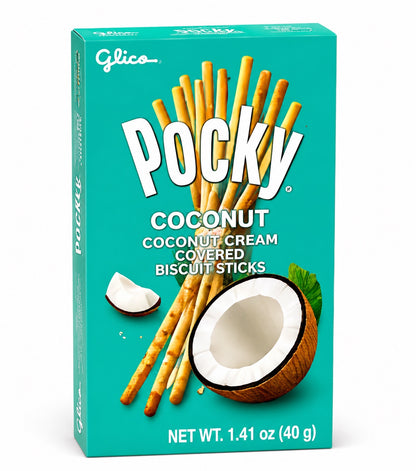 Glico Pocky Coconut Biscuit Sticks, 1.41 oz