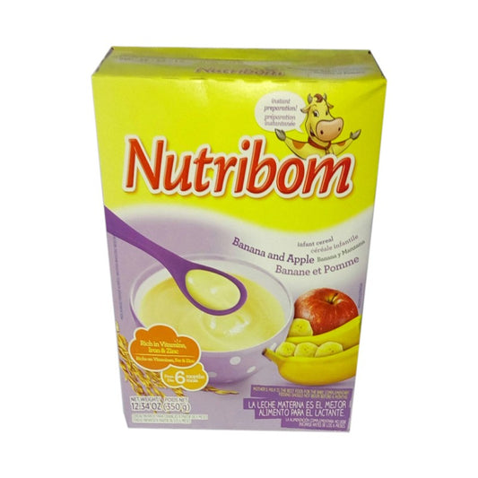 Nutribom Banana and Apple Infant Cereal 350g