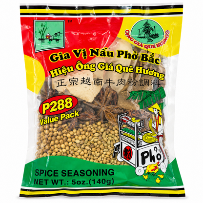 Old Man Que Huong Pho Bac Spice Seasoning P288, 5 oz (140 g)