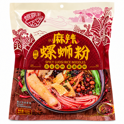 Luobawang Spicy Luosi Rice Noodles, 315 g