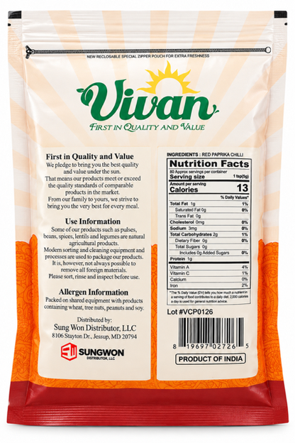 Vivaan Chilli Paprika, 400 g (14 oz)