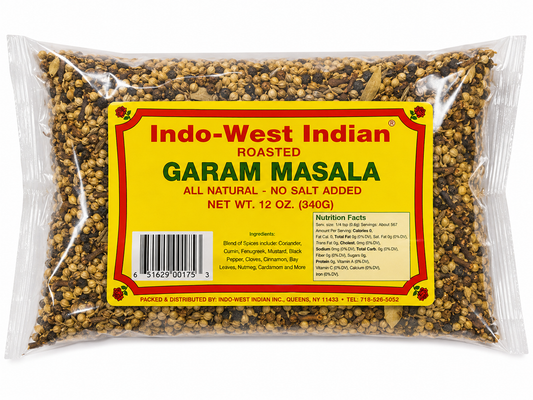 Indo-West Indian Roasted Garam Masala Whole 12 oz