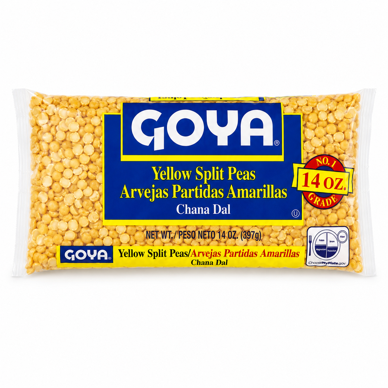Goya Yellow Split Peas – Chana Dal – 14 oz