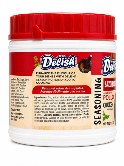 Delish Cubitos Pollo Chicken Bouillon Cubes – 25 Cubes, 3.52 oz