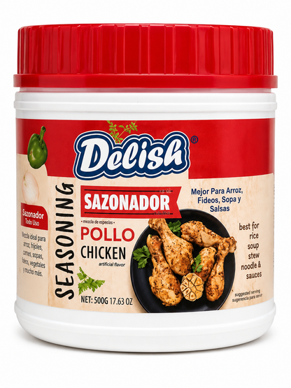 Delish Cubitos Pollo Chicken Bouillon Cubes – 25 Cubes, 3.52 oz