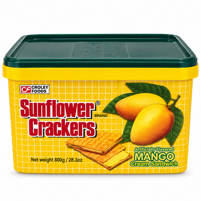 Croley Sunflower Mango Cream Sandwich Crackers, 28.3 oz (800 g)