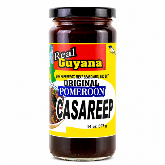 Real Guyana Original Pomeroon Casareep 13 oz – Authentic Guyanese Cassava Cooking Sauce