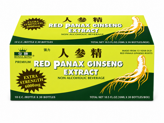 Royal King Red Panax Ginseng Extract 6000mg 30 Bottles