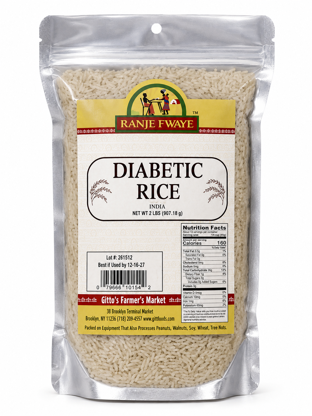 Ranje Fwaye Diabetic Rice 2 lb