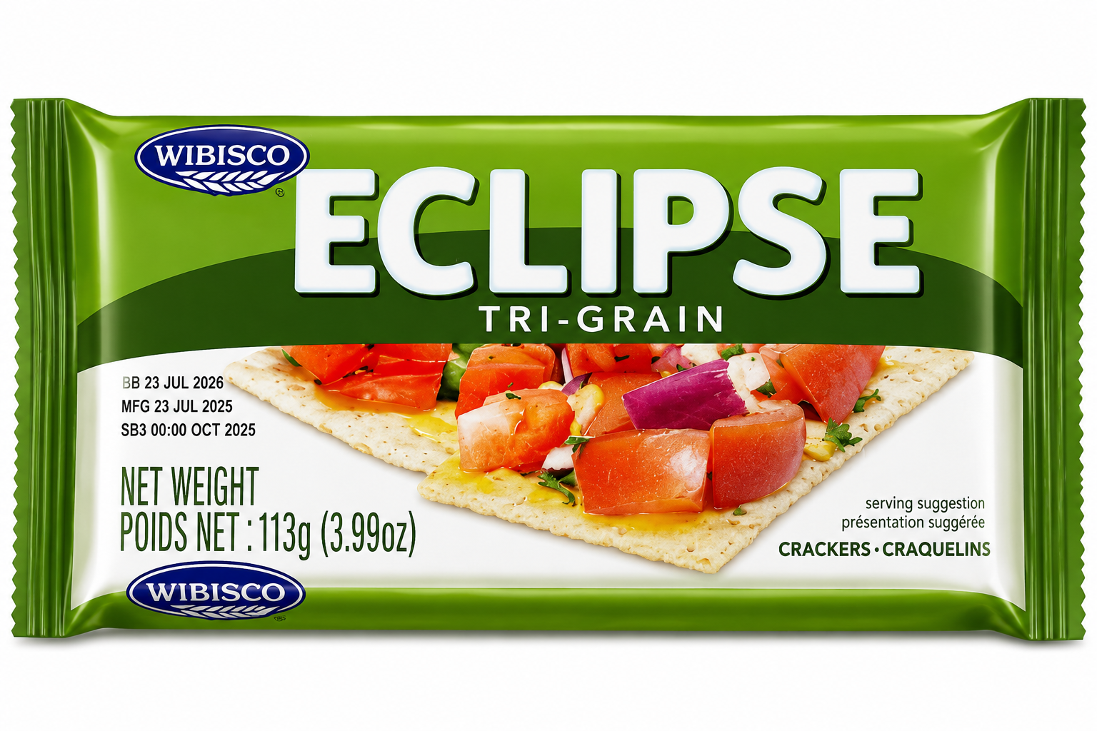 Wibisco Eclipse Tri-Grain Crackers