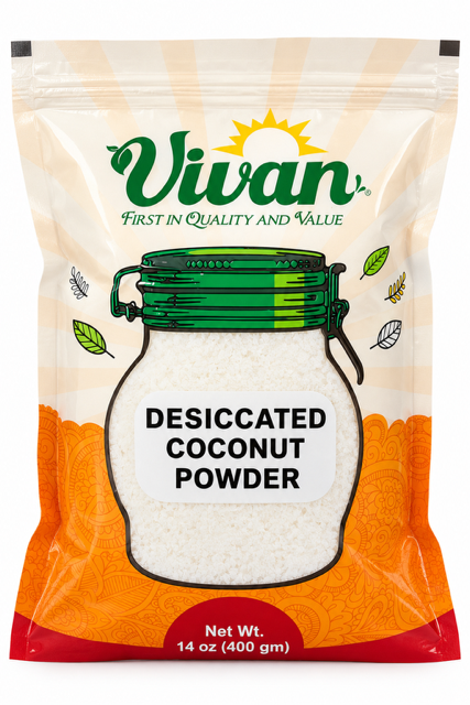 Vivian Desiccated Coconut Powder, 14 oz (400 g)