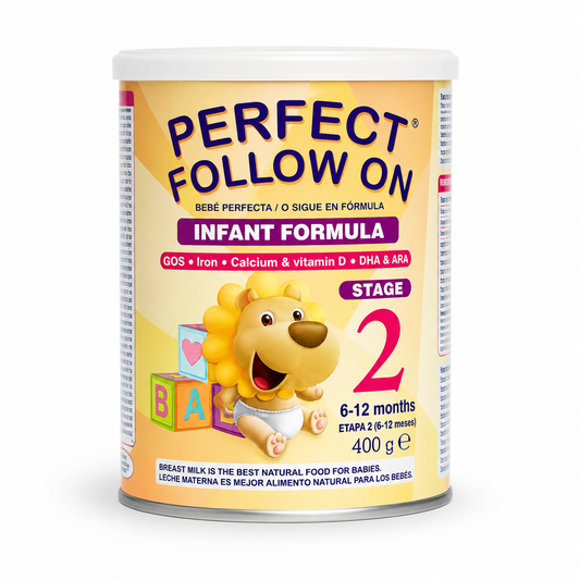 Perfect Follow On Infant Formula Stage 2 (6-12 Months) 400g | DHA & ARA | Iron, Calcium & Vitamin D