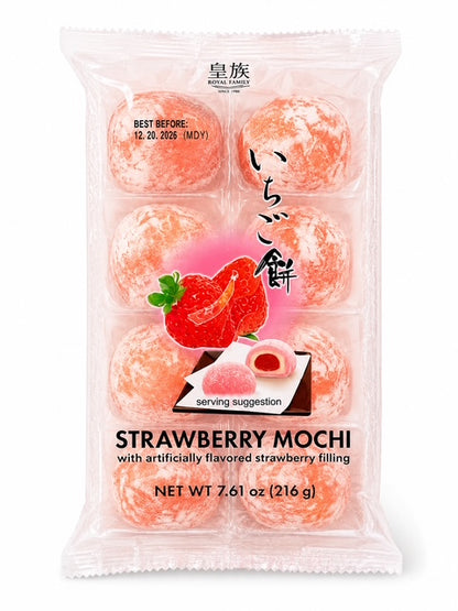 Royal Family Strawberry Mochi 7.61 oz (216 g)