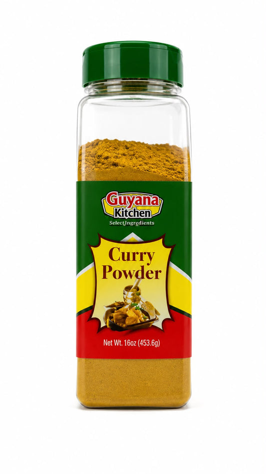 Guyana Kitchen Curry Powder 16 oz (453.6 g) | Authentic Caribbean Curry Spice Blend