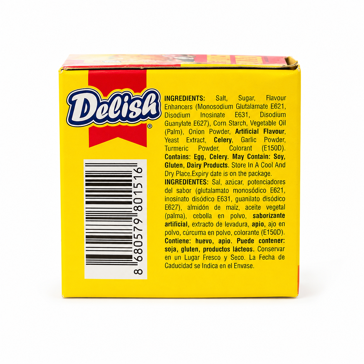Delish Cubitos Pollo Chicken Bouillon Cubes – 25 Cubes, 3.52 oz (100g)