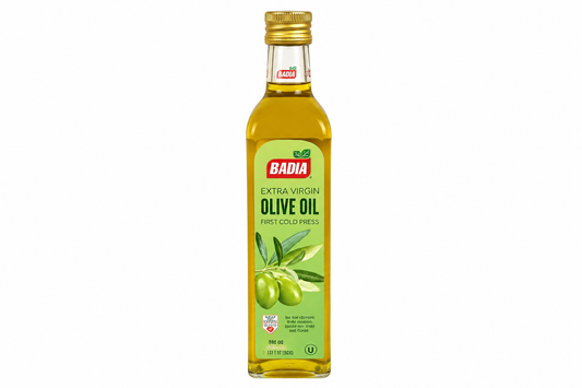 Badia Extra Virgin Olive Oil – First Cold Press – 17 fl oz (500 ml)