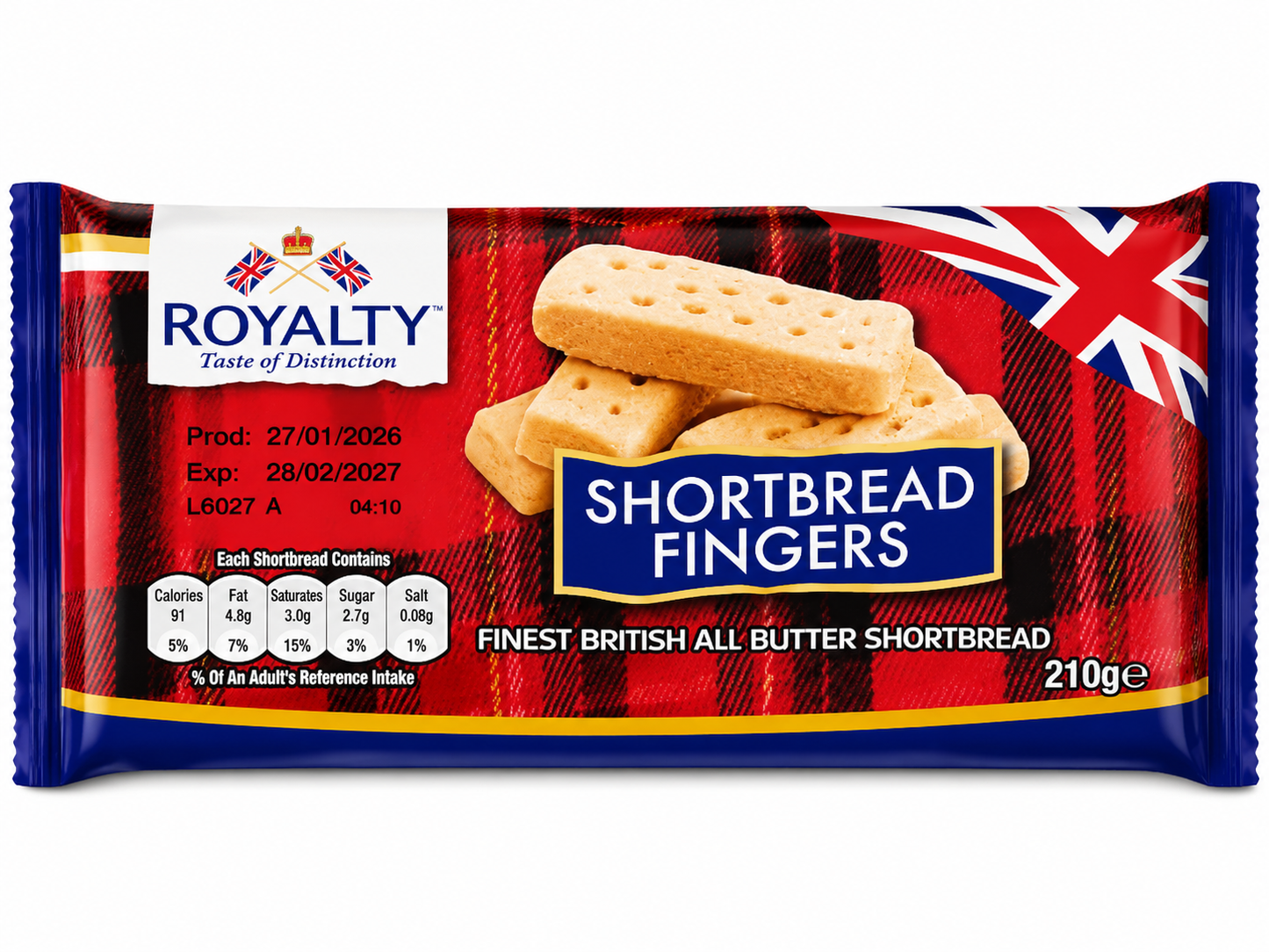 Royalty Shortbread Fingers