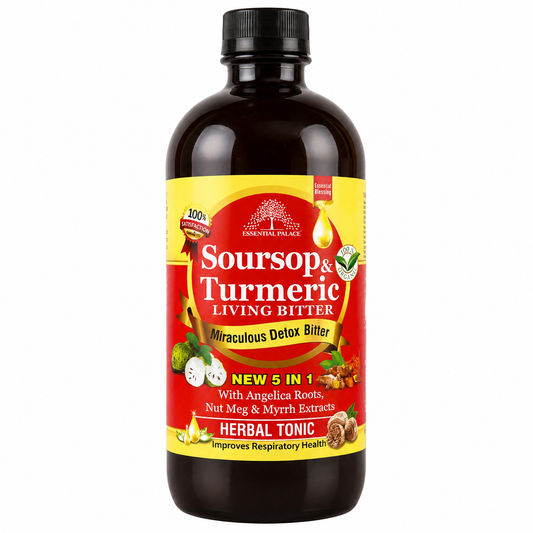Essential Palace Soursop & Turmeric Living Bitter Herbal Tonic 16 fl oz