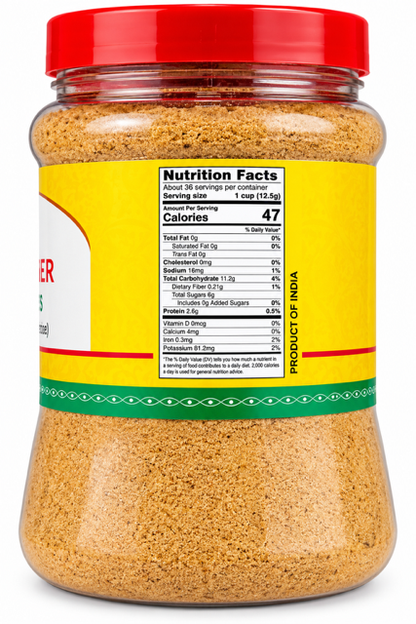 Siretha Telugu Foods Jaggery Powder, Cardamom Flavour, 1 lb (454 g)