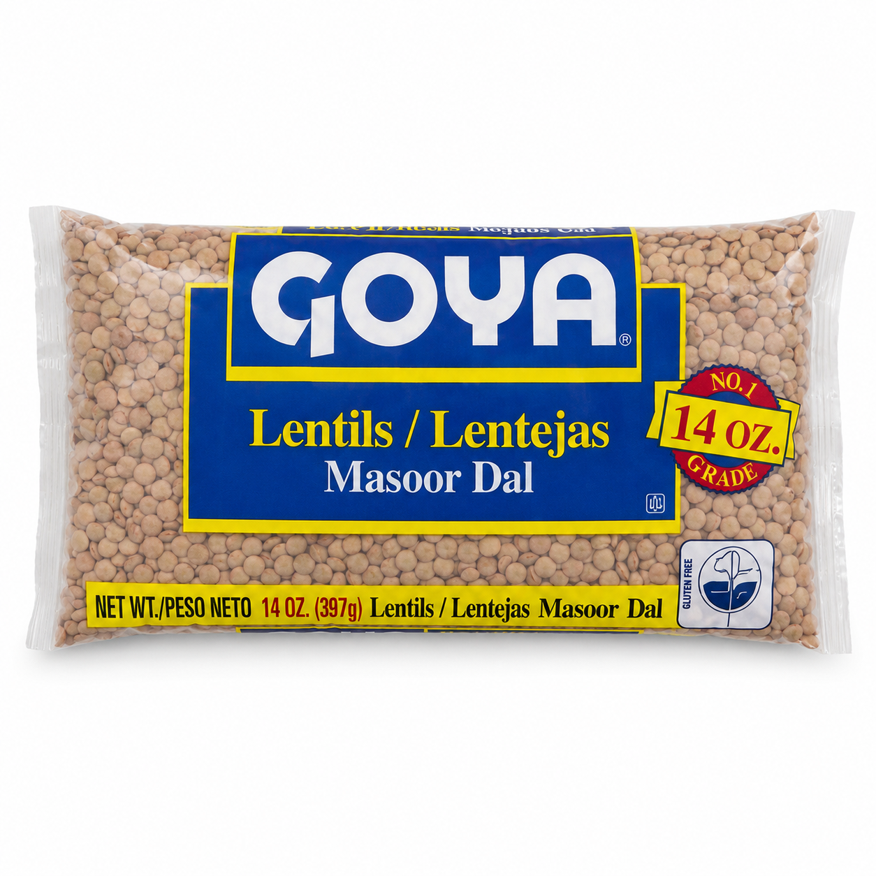 Goya Lentils – Masoor Dal – 14 oz