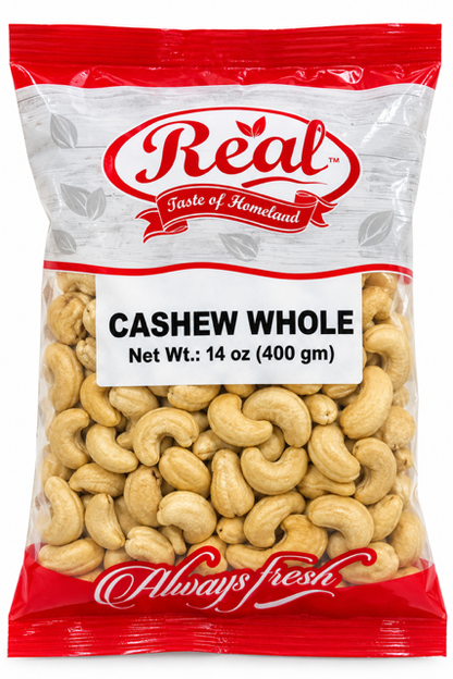 Real Whole Cashews, 400 g (14 oz)