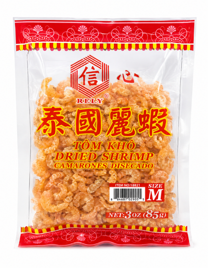 Rely Thailand Dried Shrimp, 3 oz (85 g)