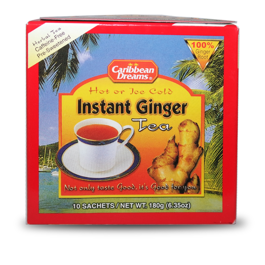 Caribbean Dreams Instant Ginger Pre-Sweetened – 10 Count