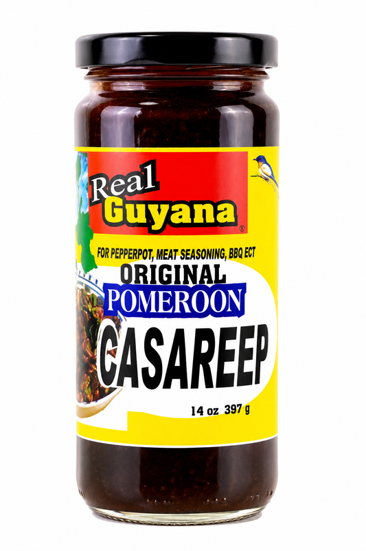 Real Guyana Original Pomeroon Casareep 14 oz – Authentic Guyanese Cassava Cooking Sauce