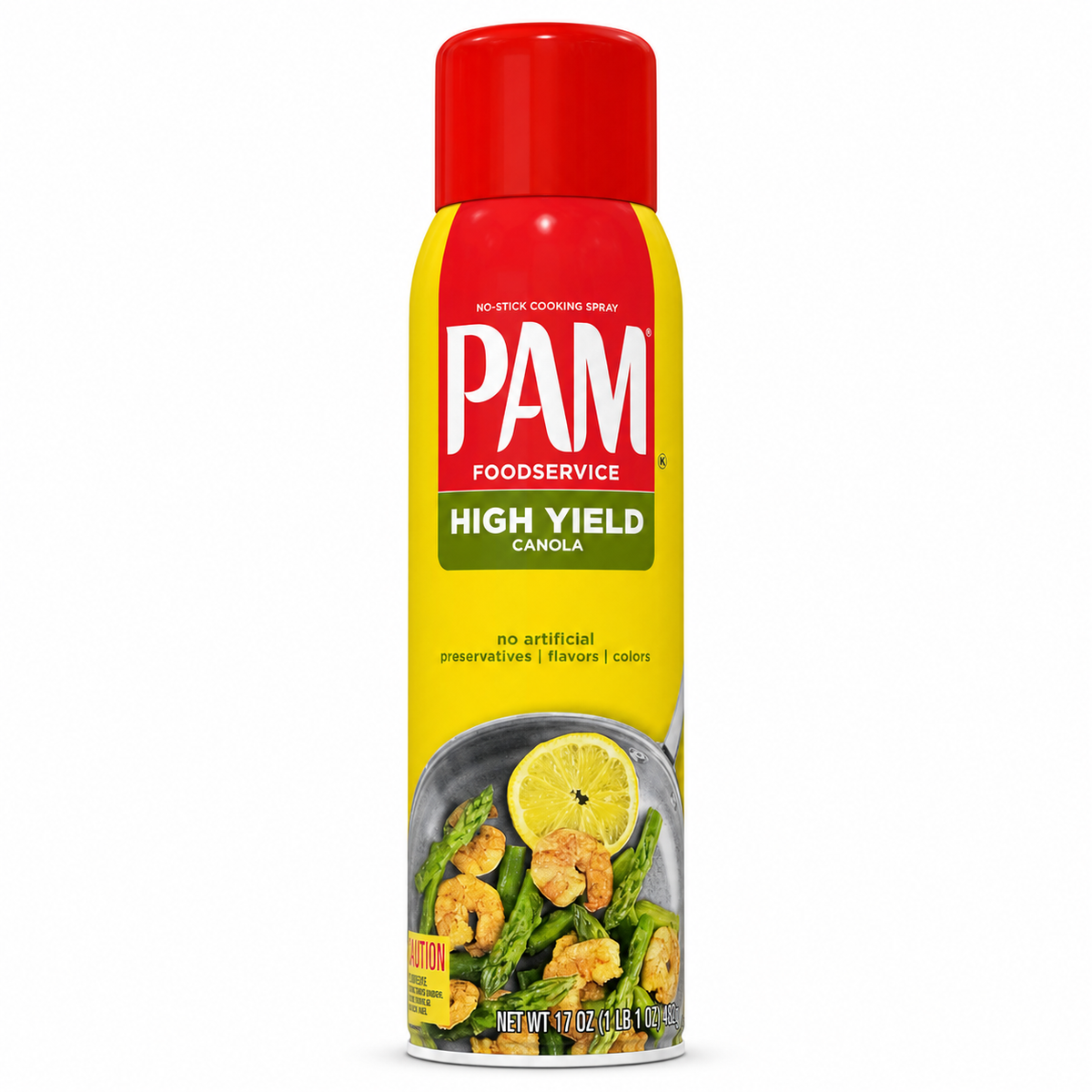 PAM Foodservice High Yield Canola No-Stick Cooking Spray 17 oz