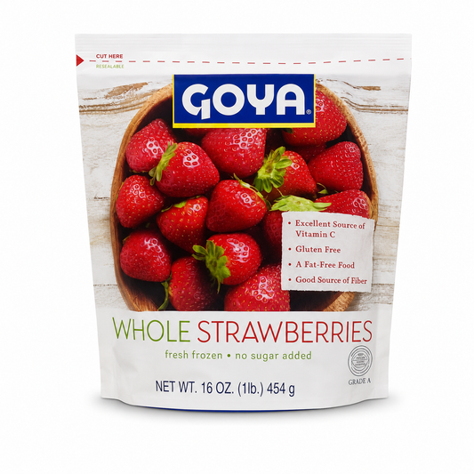 Goya Whole Strawberries Frozen 16 oz