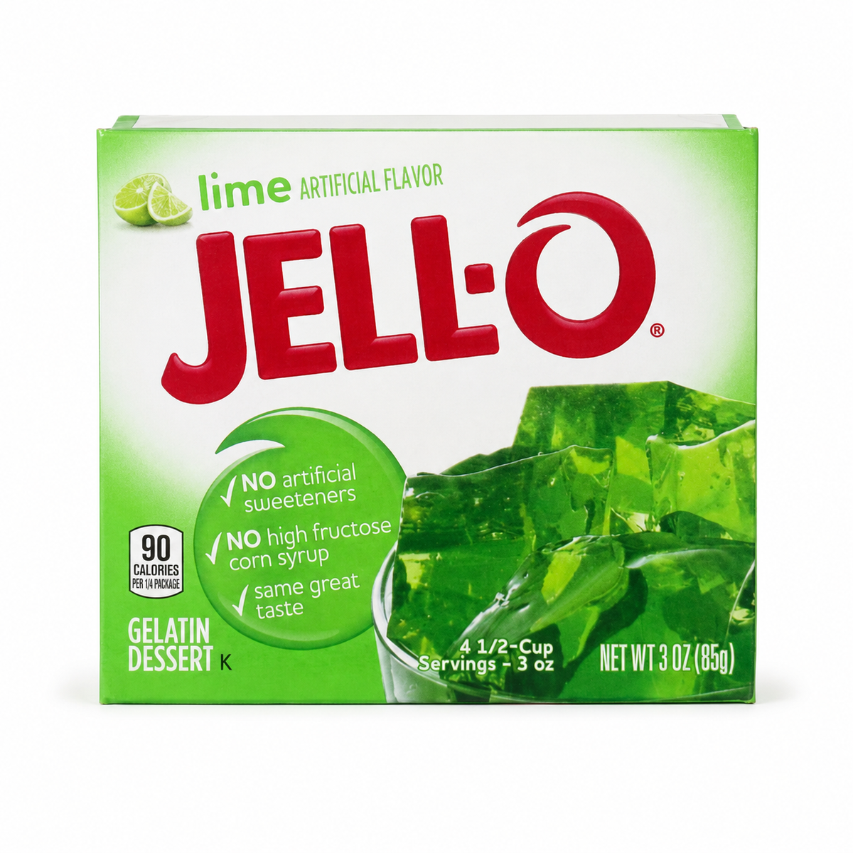 Jell-O Lime Gelatin Dessert 3 oz