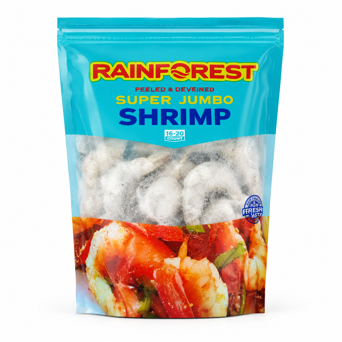 Rainforest Super Jumbo Shrimp 16-20 Count