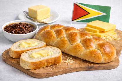 Guyanese Breakfast Bundle Tennis Rolls Plait Bread Tip Top Salsev