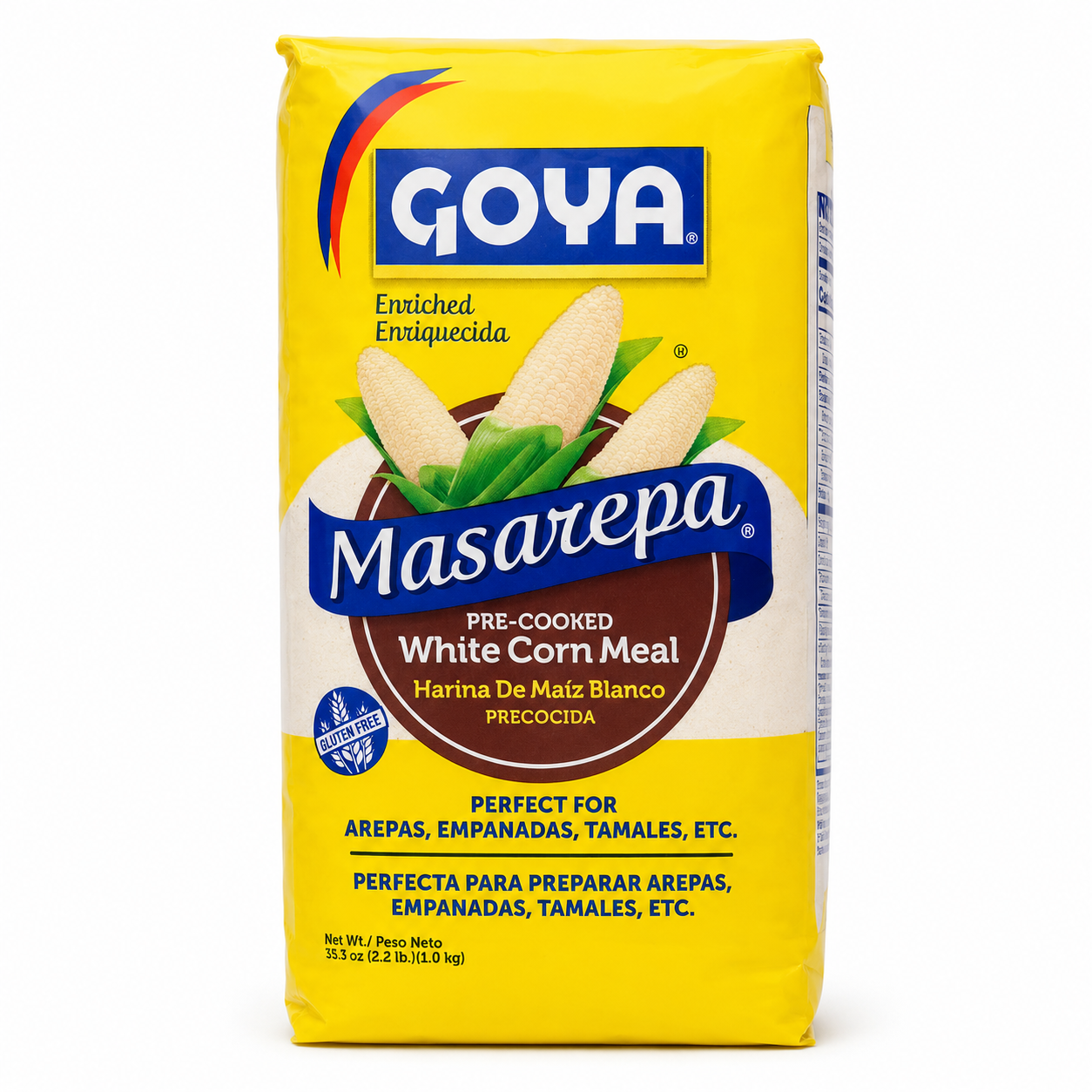 Goya Masarepa Pre-Cooked White Corn Meal – 1 kg