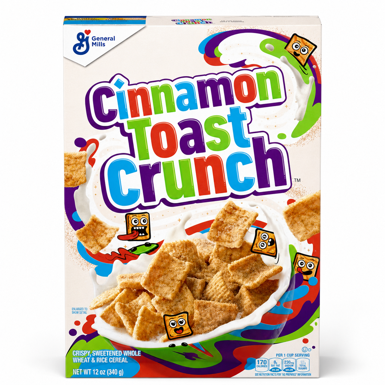 General Mills Cinnamon Toast Crunch Cereal – 12 oz (340 g)
