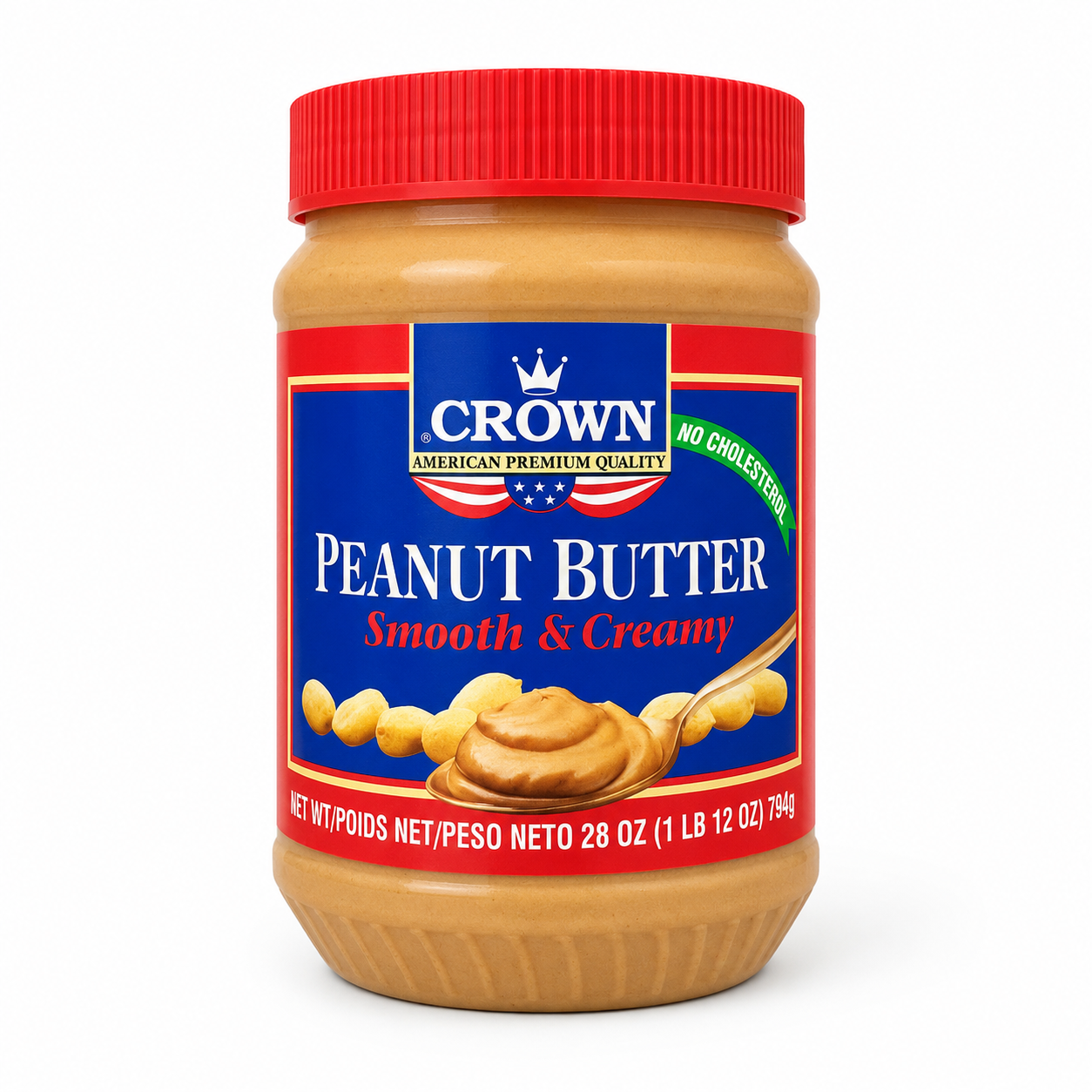 Crown Smooth & Creamy Peanut Butter 28 oz