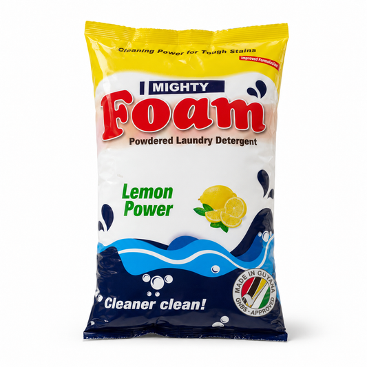 Mighty Foam Lemon Power powdered laundry detergent 800 g