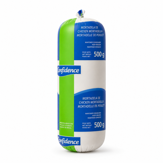 Confidence Chicken Mortadella 500g product package on white background