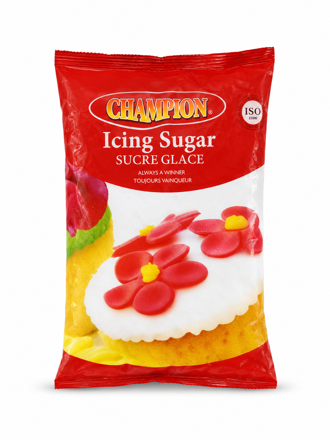 Champion Icing Sugar 340g product package on white background
